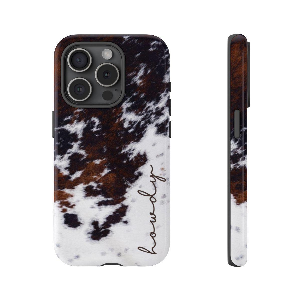 Howdy Cowhide Tough Case