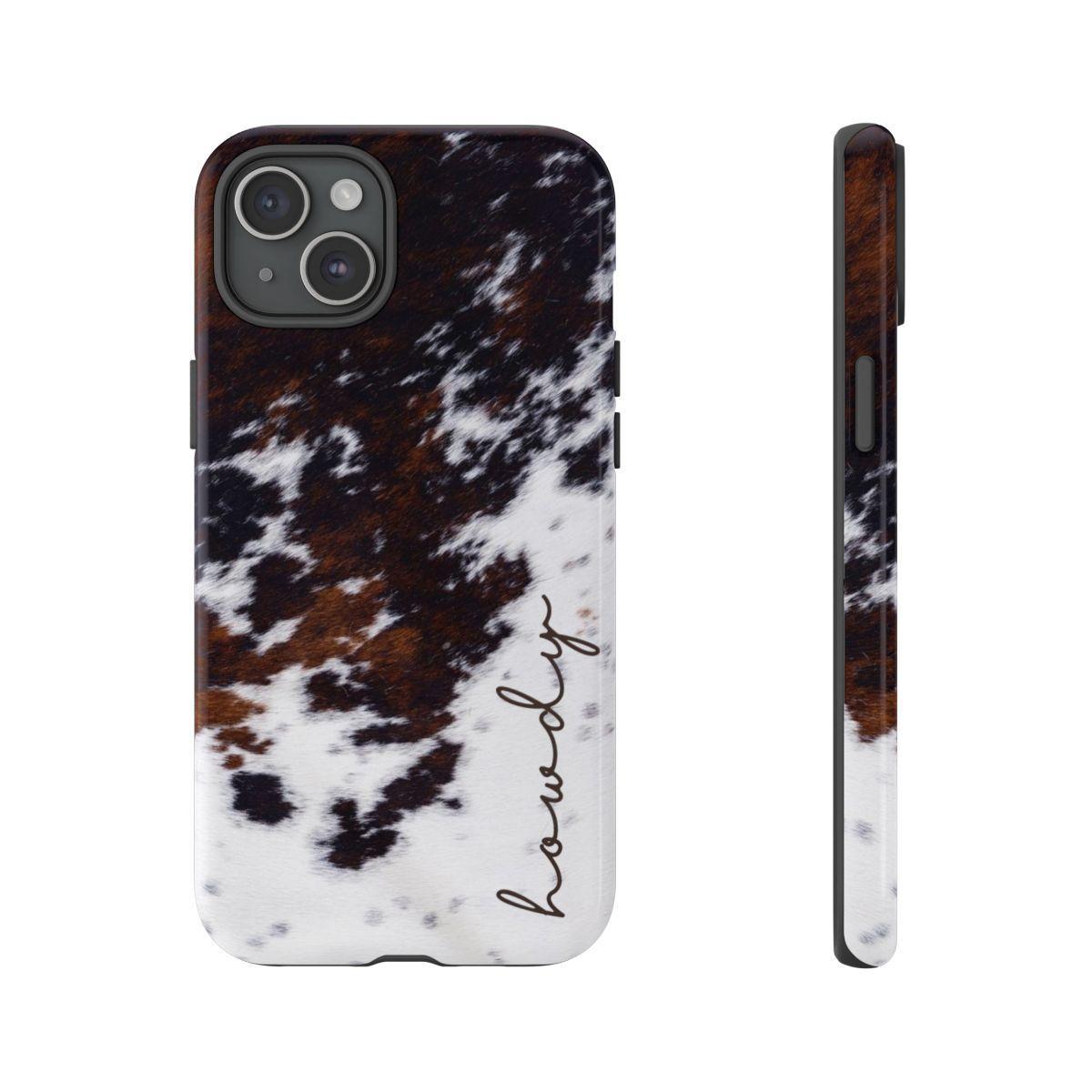 Howdy Cowhide Tough Case