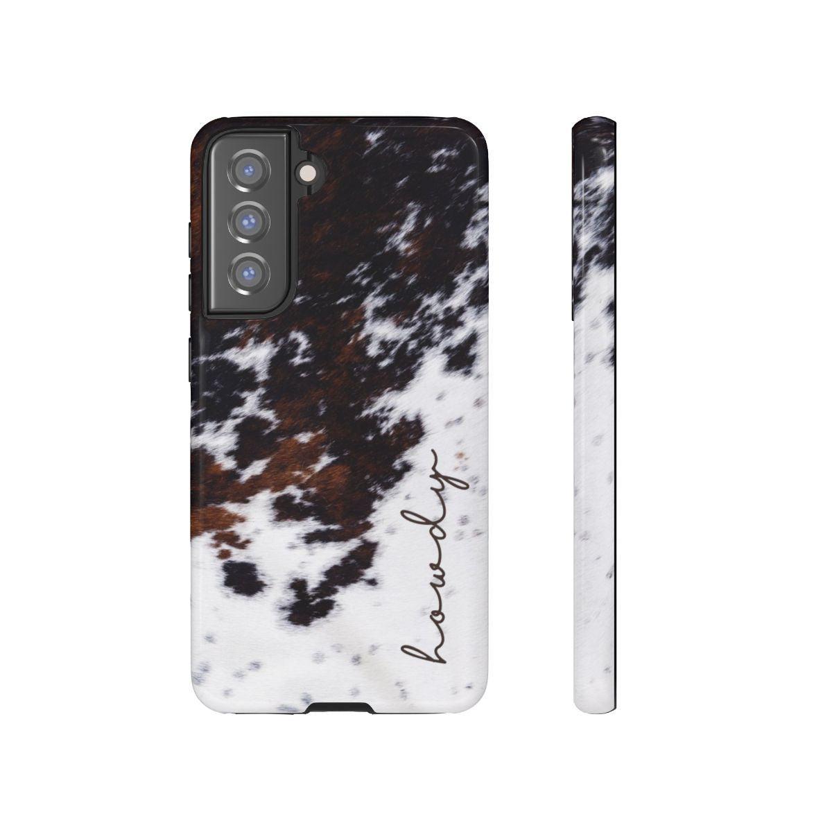 Howdy Cowhide Tough Case