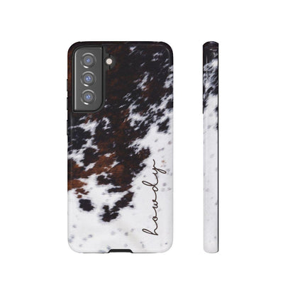 Howdy Cowhide Tough Case
