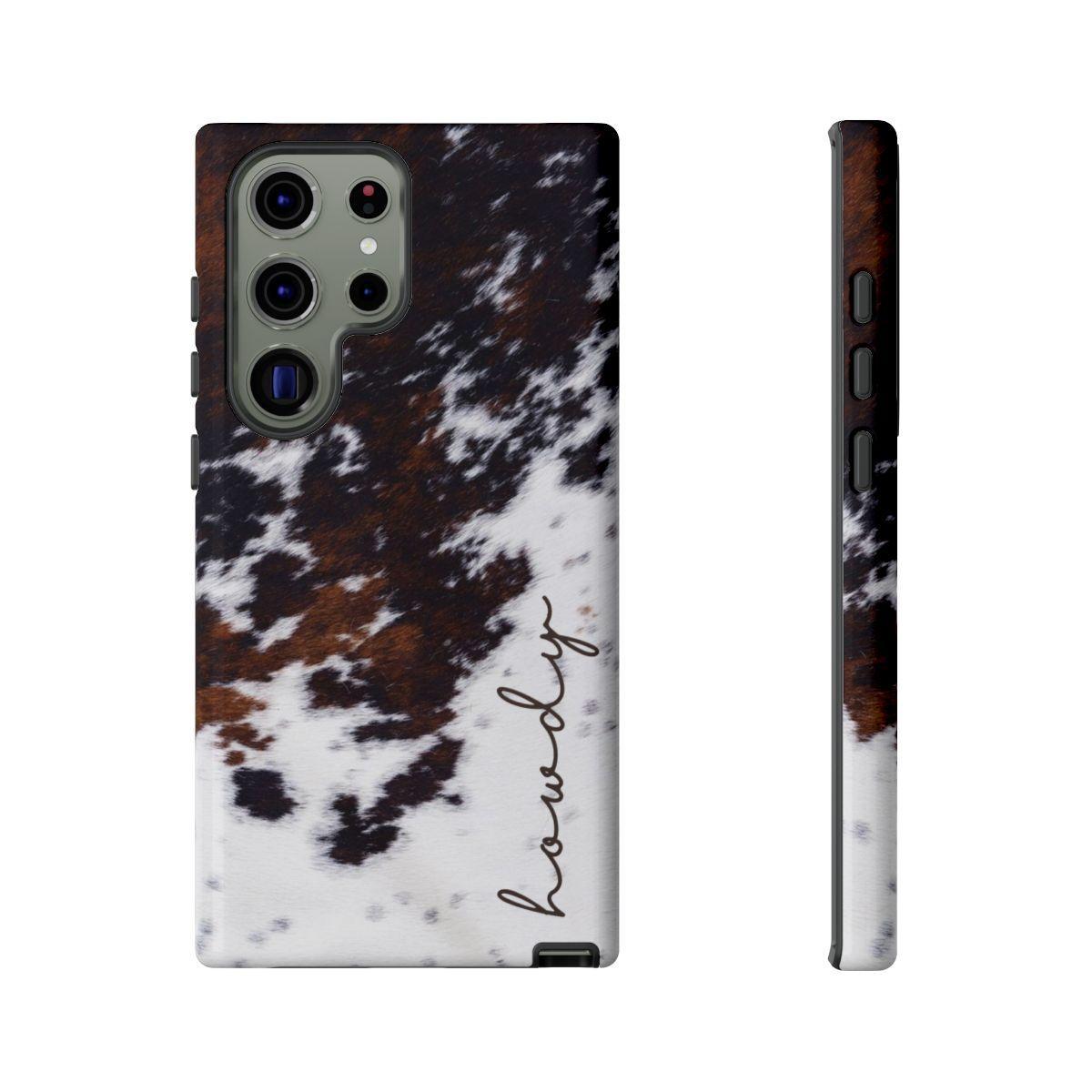 Howdy Cowhide Tough Case