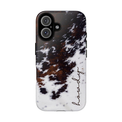 Howdy Cowhide Tough Case