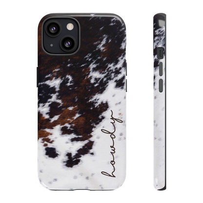 Howdy Cowhide Tough Case