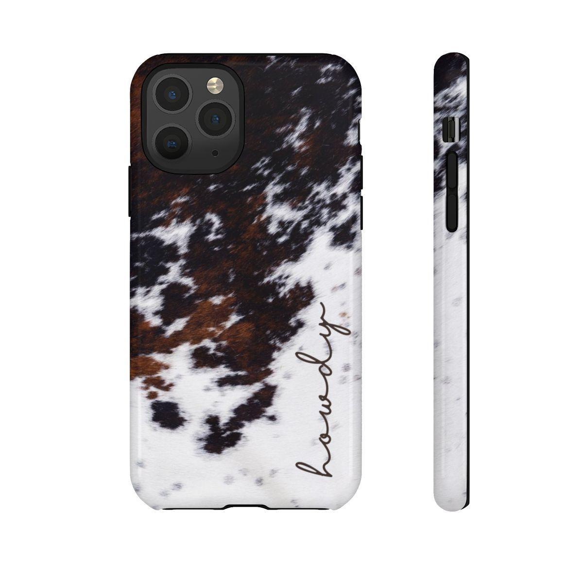Howdy Cowhide Tough Case