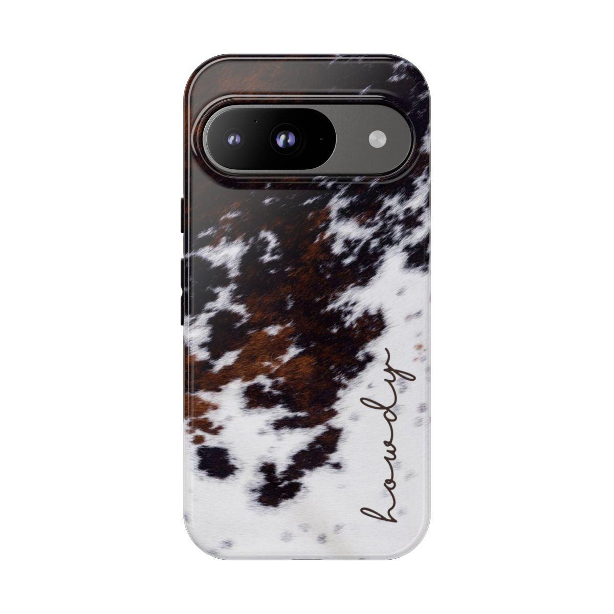 Howdy Cowhide Tough Case