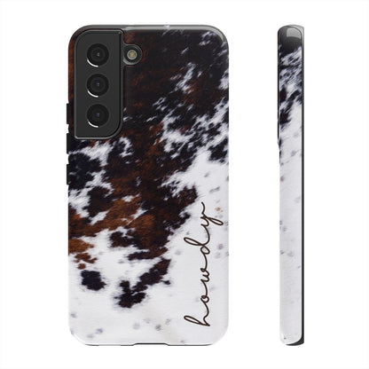 Howdy Cowhide Tough Case
