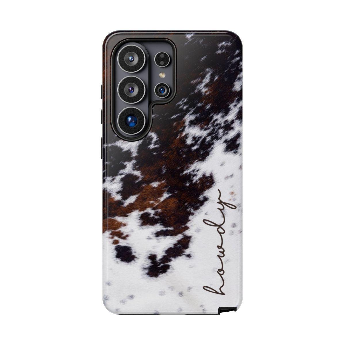 Howdy Cowhide Tough Case