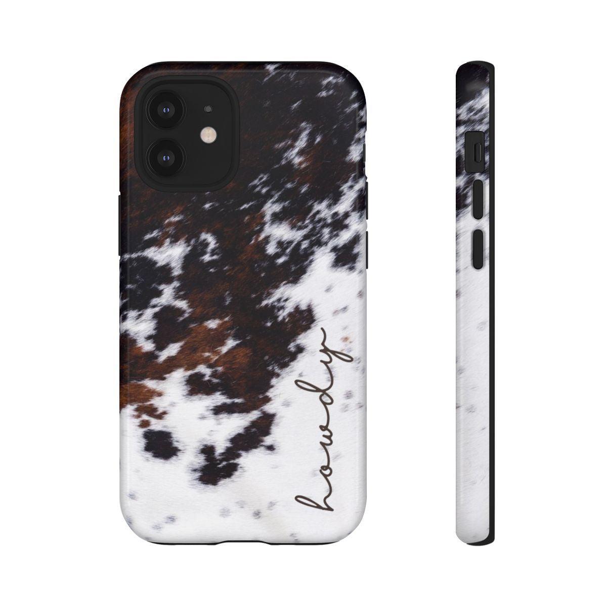 Howdy Cowhide Tough Case