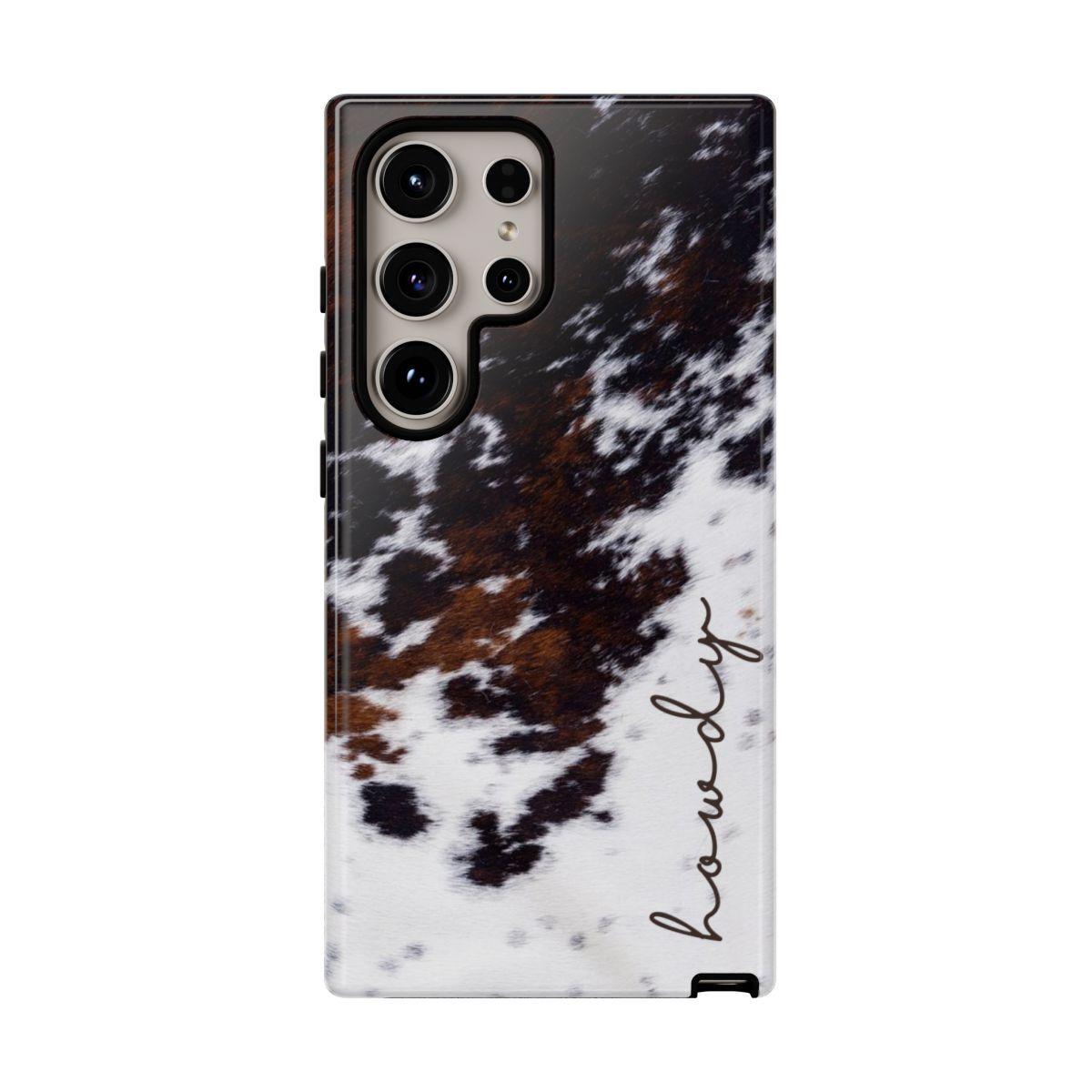 Howdy Cowhide Tough Case