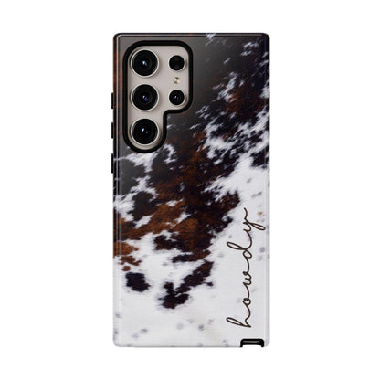 Howdy Cowhide Tough Case