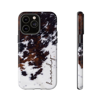 Howdy Cowhide Tough Case