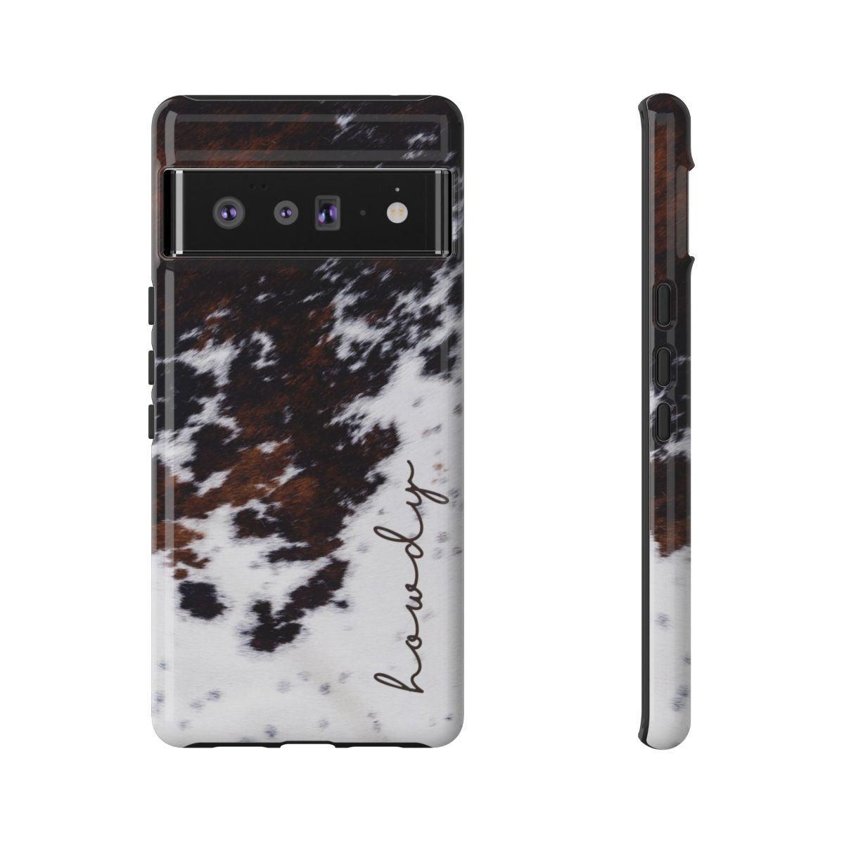 Howdy Cowhide Tough Case