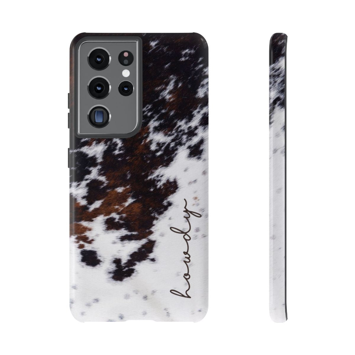 Howdy Cowhide Tough Case