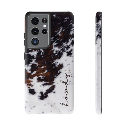 Howdy Cowhide Tough Case