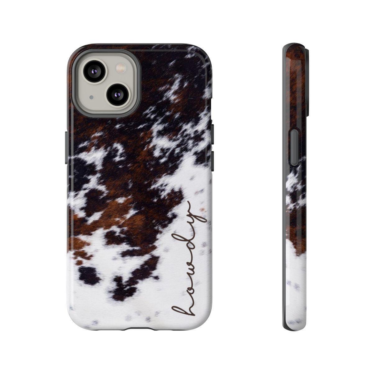 Howdy Cowhide Tough Case