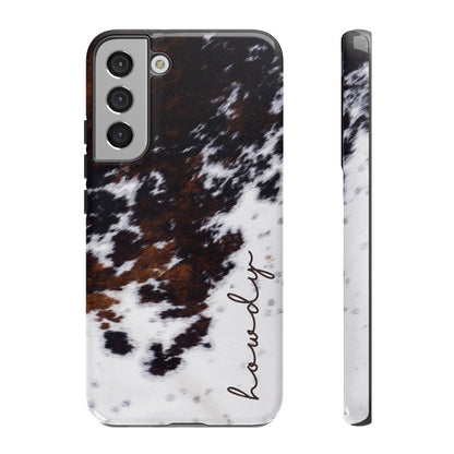 Howdy Cowhide Tough Case
