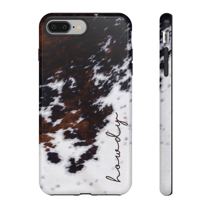 Howdy Cowhide Tough Case