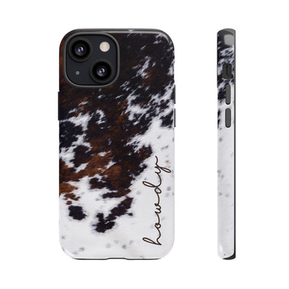 Howdy Cowhide Tough Case