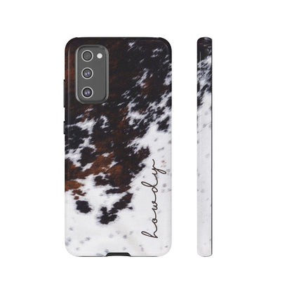 Howdy Cowhide Tough Case