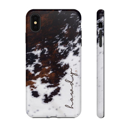 Howdy Cowhide Tough Case