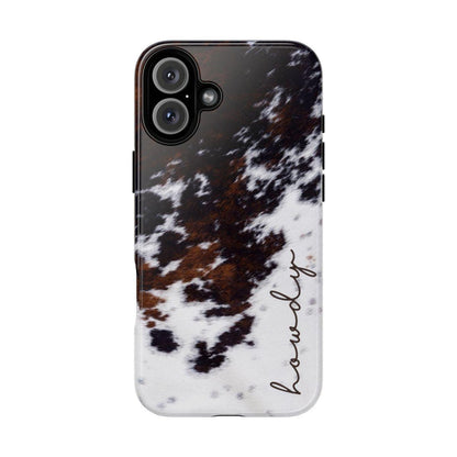 Howdy Cowhide Tough Case