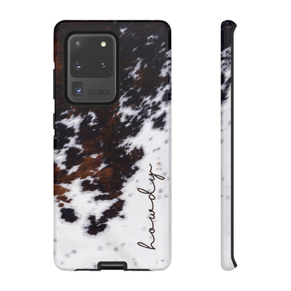 Howdy Cowhide Tough Case