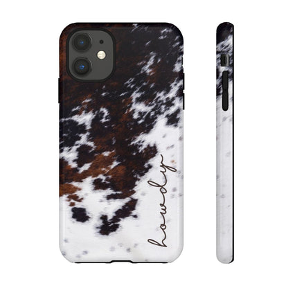 Howdy Cowhide Tough Case