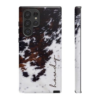 Howdy Cowhide Tough Case