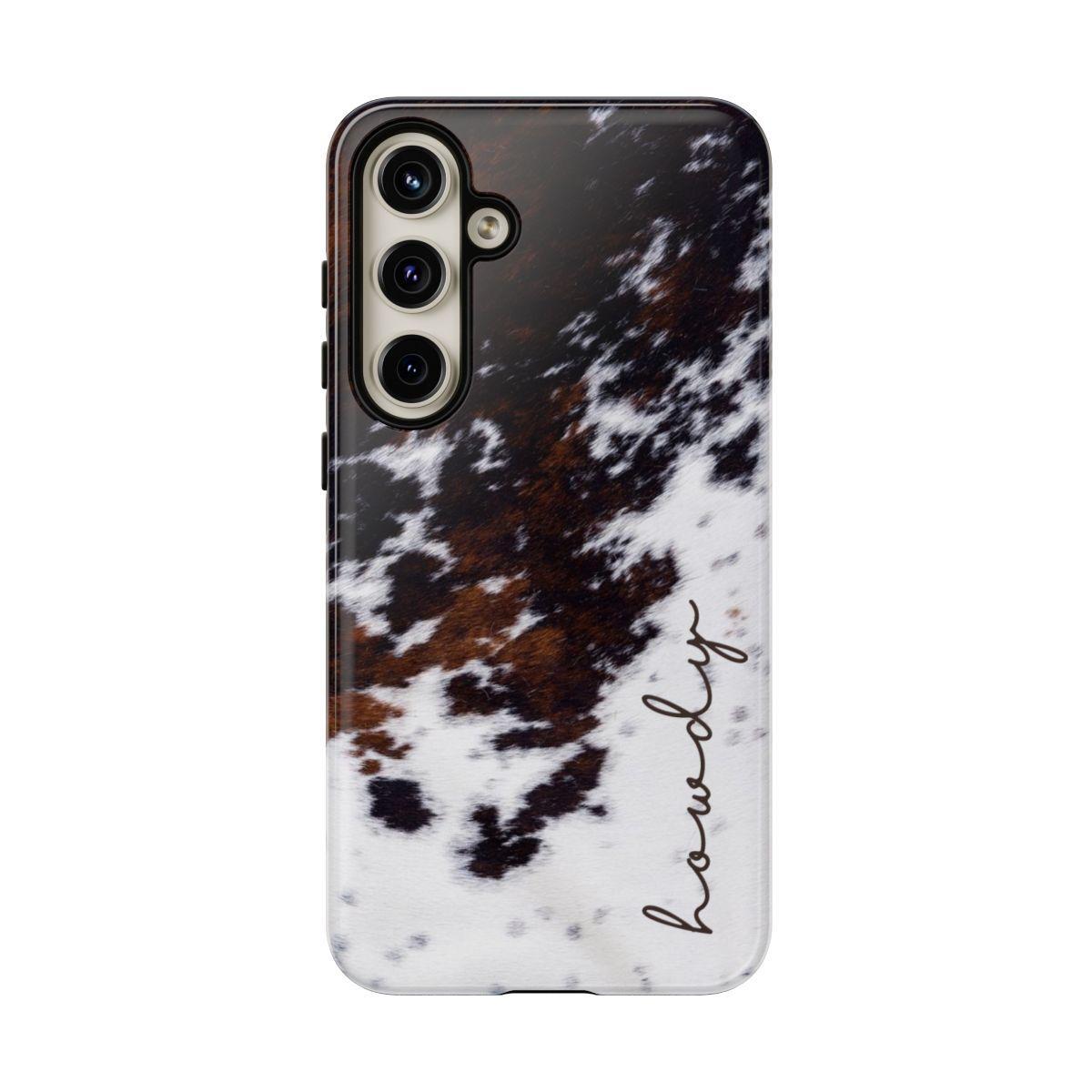 Howdy Cowhide Tough Case