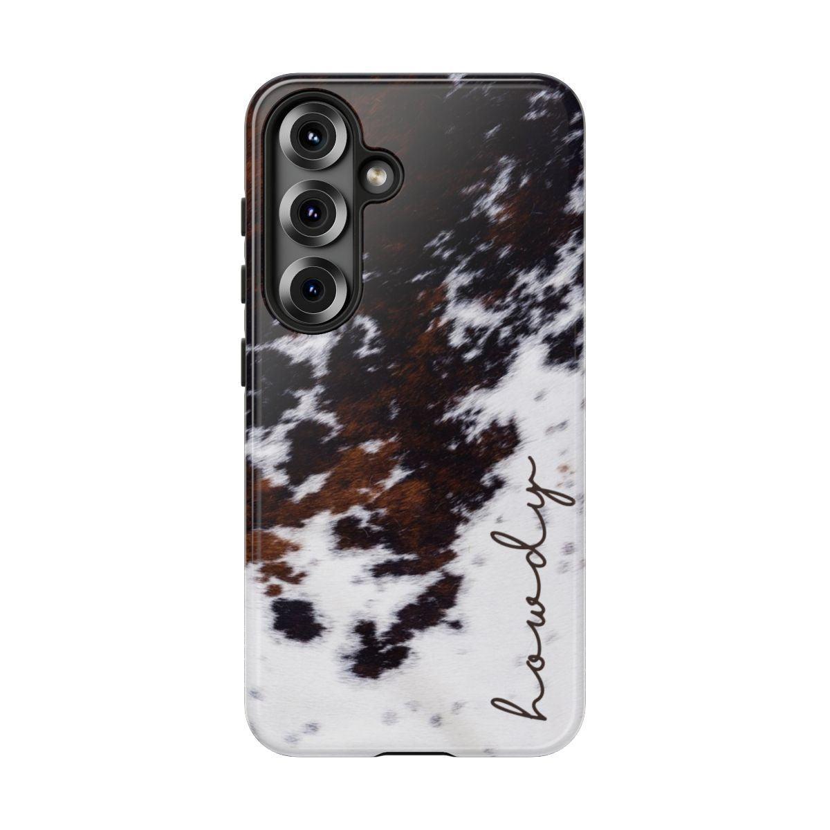 Howdy Cowhide Tough Case