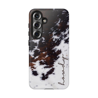 Howdy Cowhide Tough Case