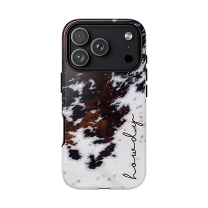 Howdy Cowhide Tough Case - iPhone 18 Pro