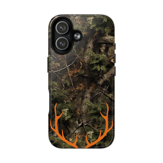 Hunting Camo Antler Magnetic Case