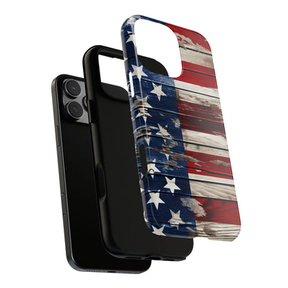 Wood Stars Stripes Tough Case