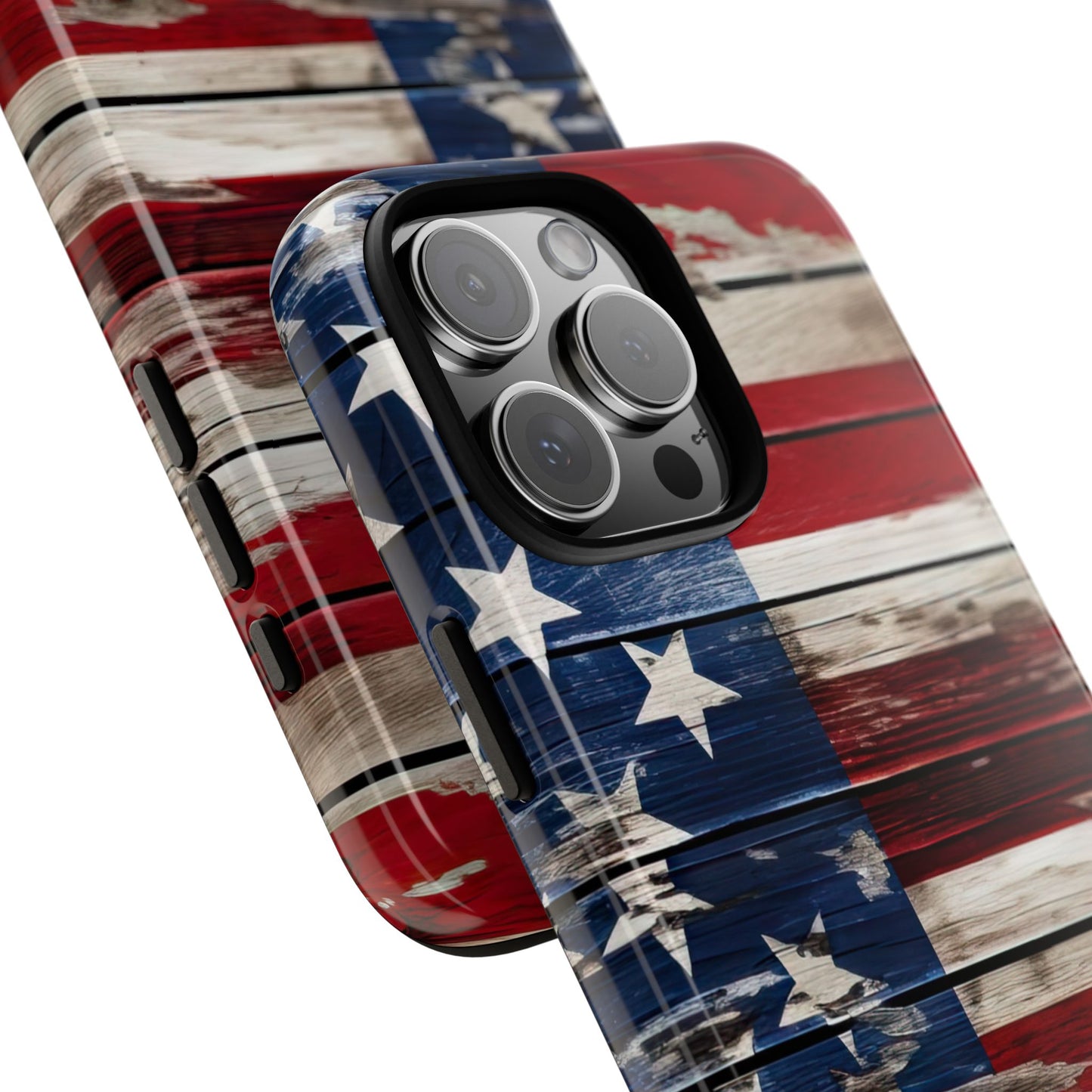 Wood Stars Stripes Tough Case