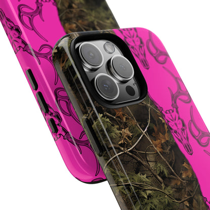 Camo Deer Skulls Pink Tough Case