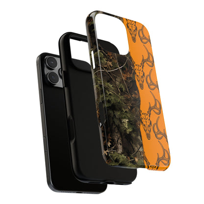 Camo Deer Skulls Orange Tough Case
