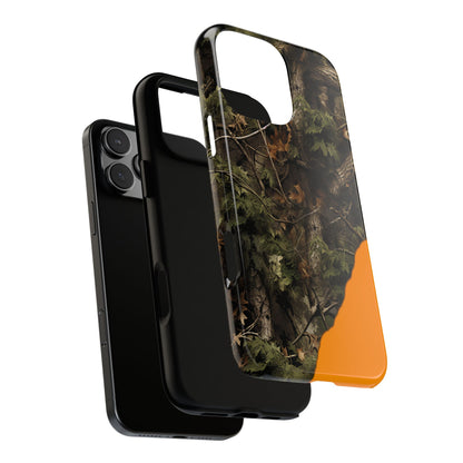 Torn Camo Orange Tough Case