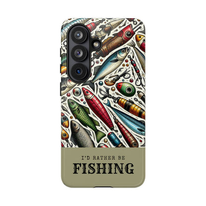 Id Rather Be Fishing Tough Case