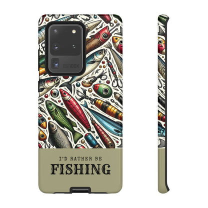 Id Rather Be Fishing Tough Case