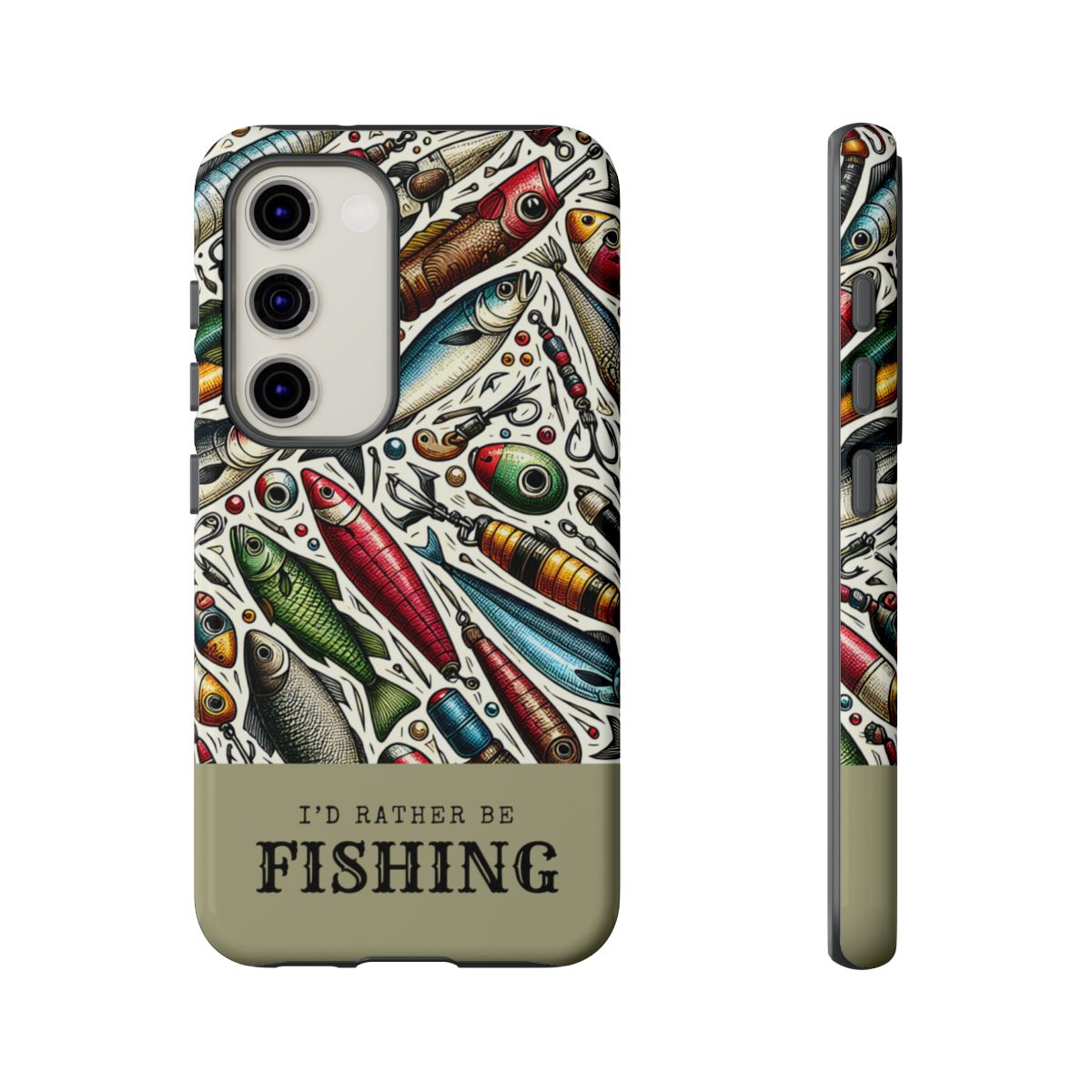 Id Rather Be Fishing Tough Case