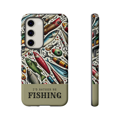 Id Rather Be Fishing Tough Case