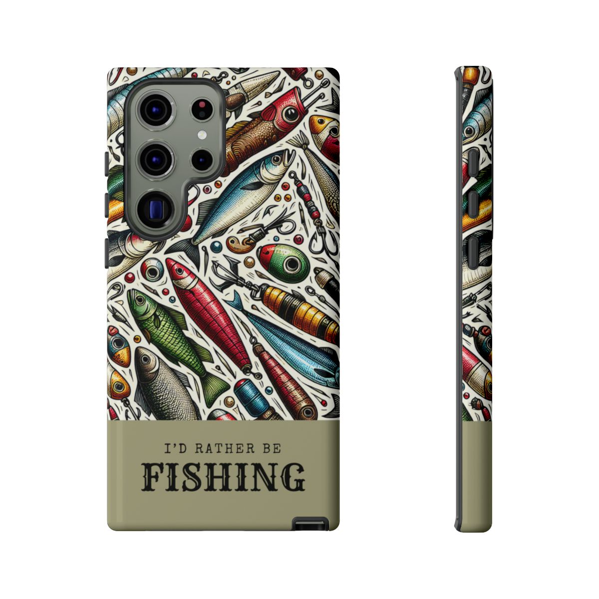 Id Rather Be Fishing Tough Case