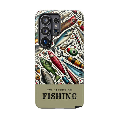 Id Rather Be Fishing Tough Case