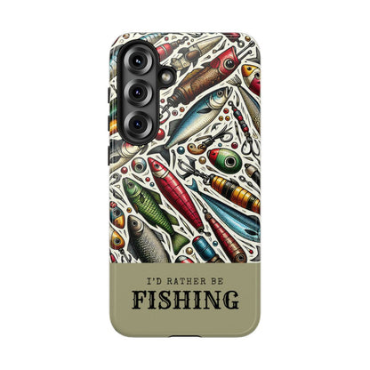 Id Rather Be Fishing Tough Case