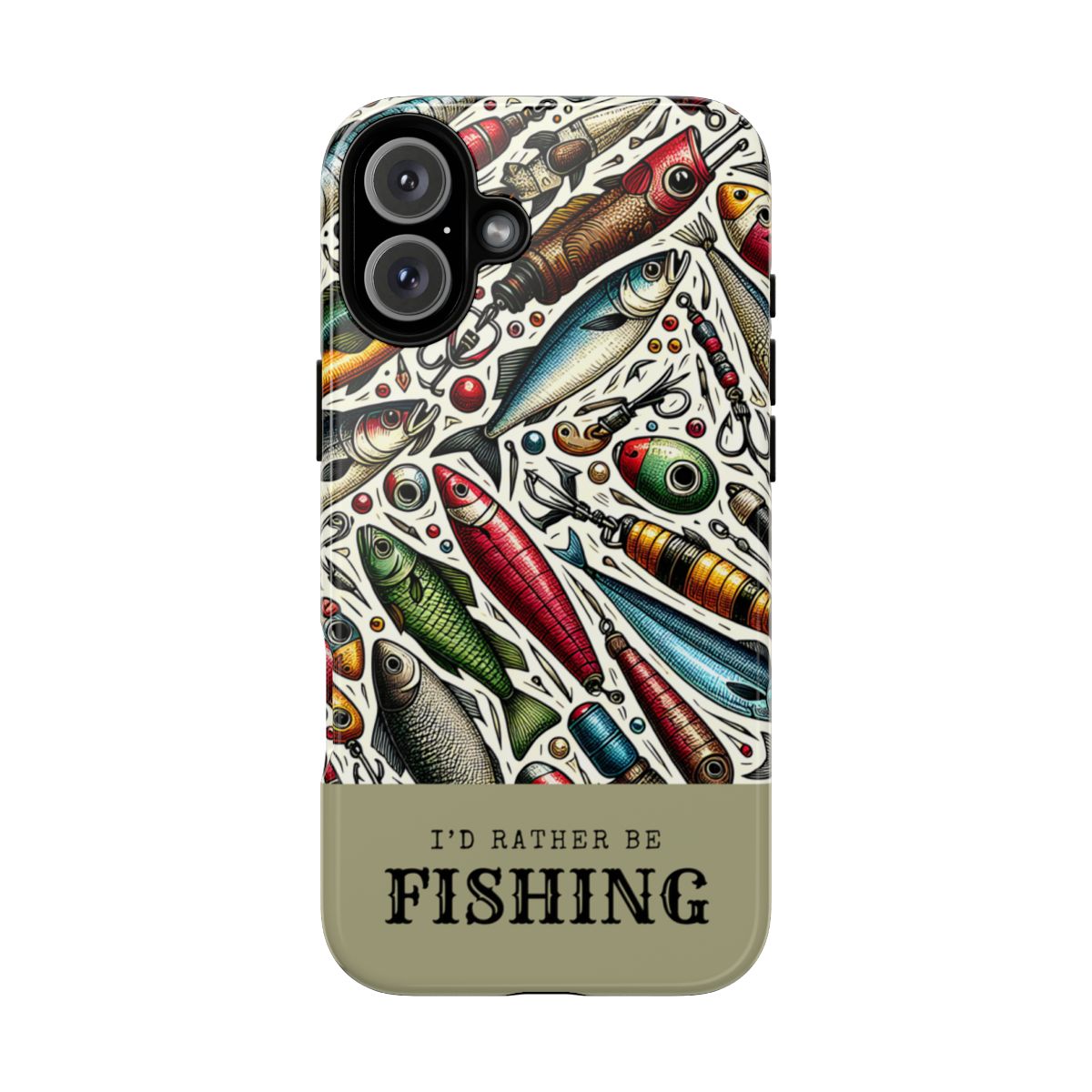 Id Rather Be Fishing Tough Case