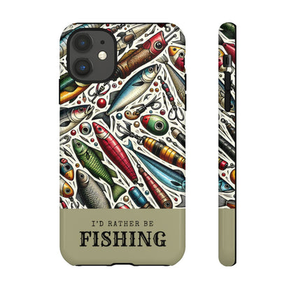 Id Rather Be Fishing Tough Case