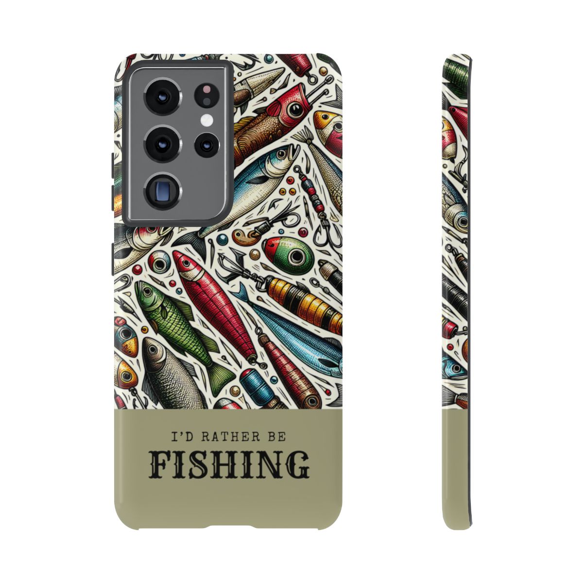 Id Rather Be Fishing Tough Case