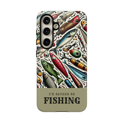 Id Rather Be Fishing Tough Case