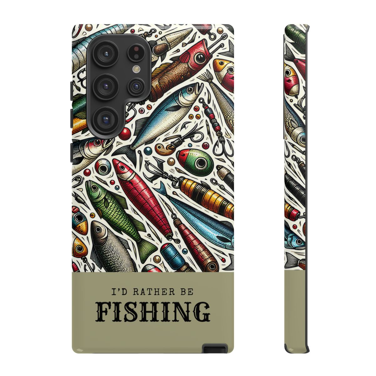 Id Rather Be Fishing Tough Case